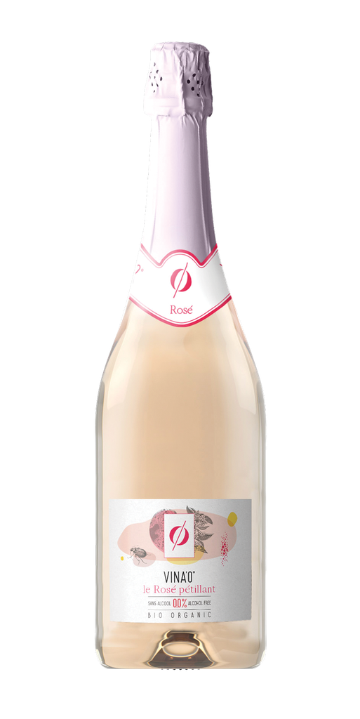 Vina'0° Rosé pétillant 75 cl - BIO