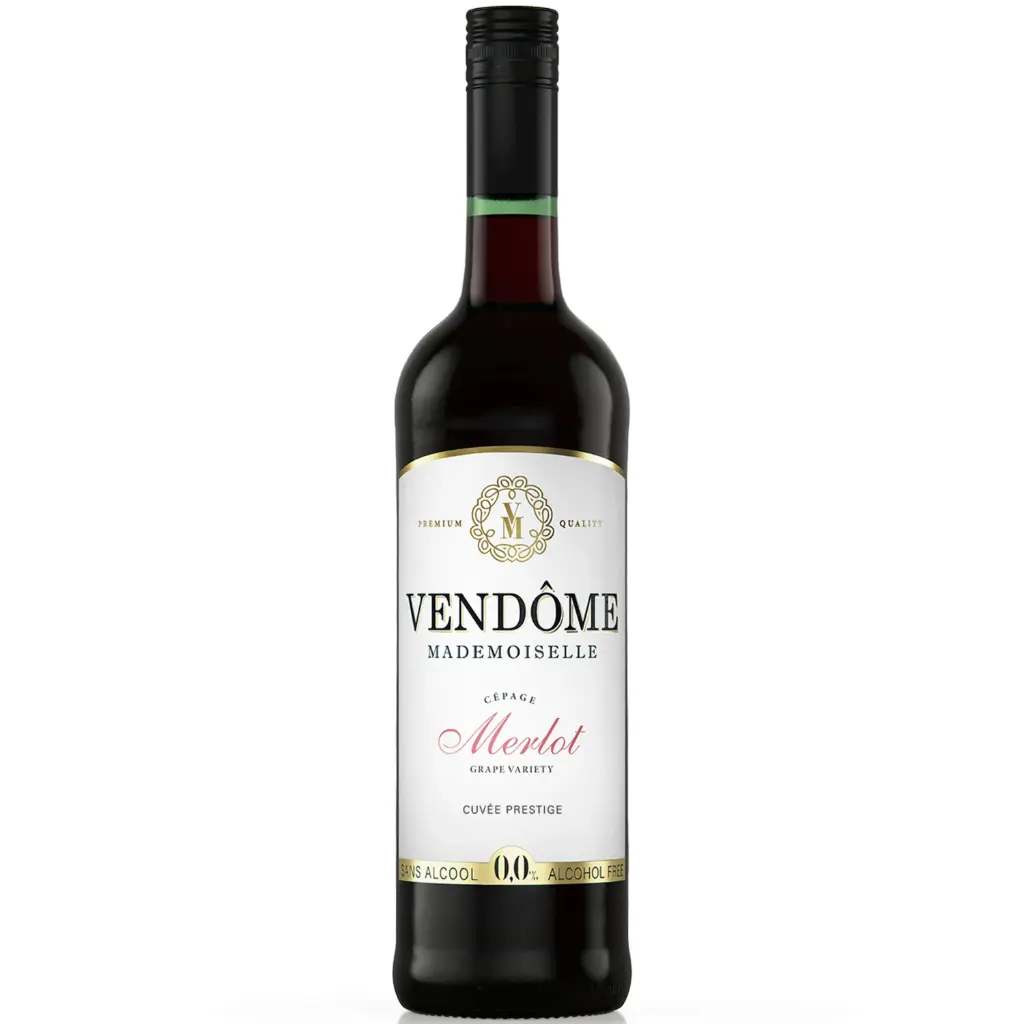 Vendôme Mademoiselle Alcoholvrije Merlot 75 cl